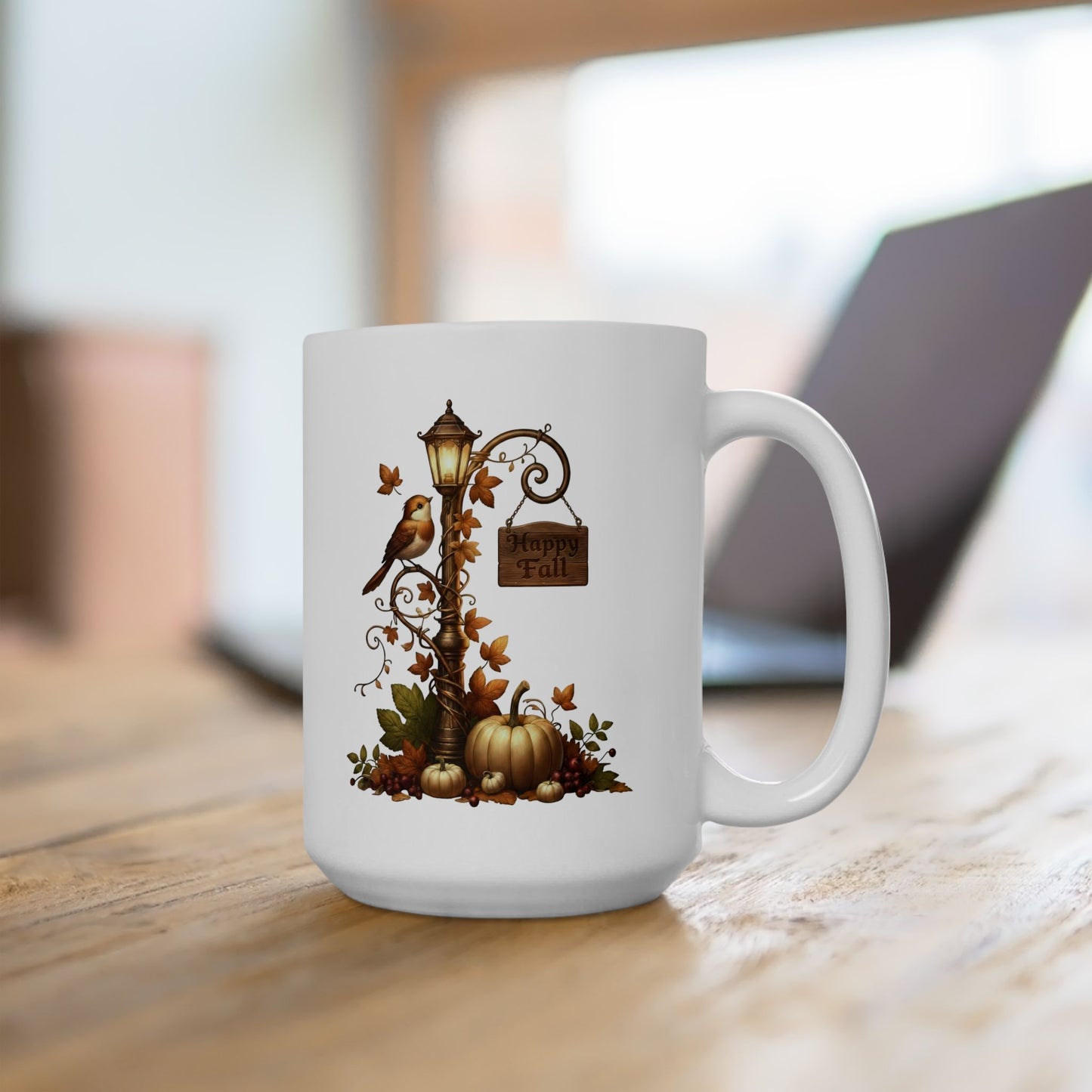 Happy Fall Little Bird Coffee Mug