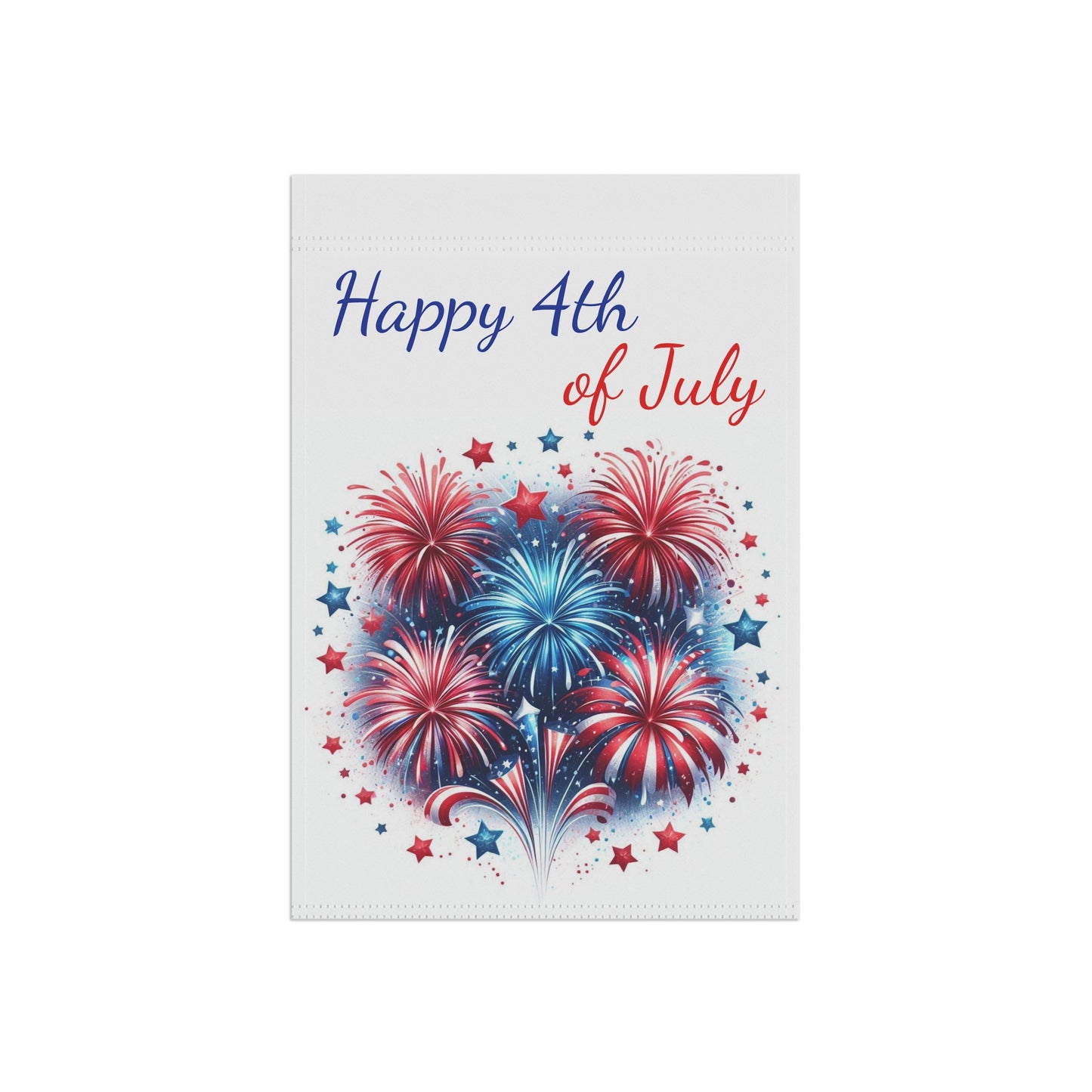 Red, White, and Blue Patriotic Garden Flag