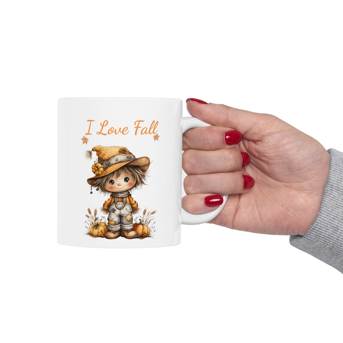 Cute Scarecrow Ceramic Coffee Mug