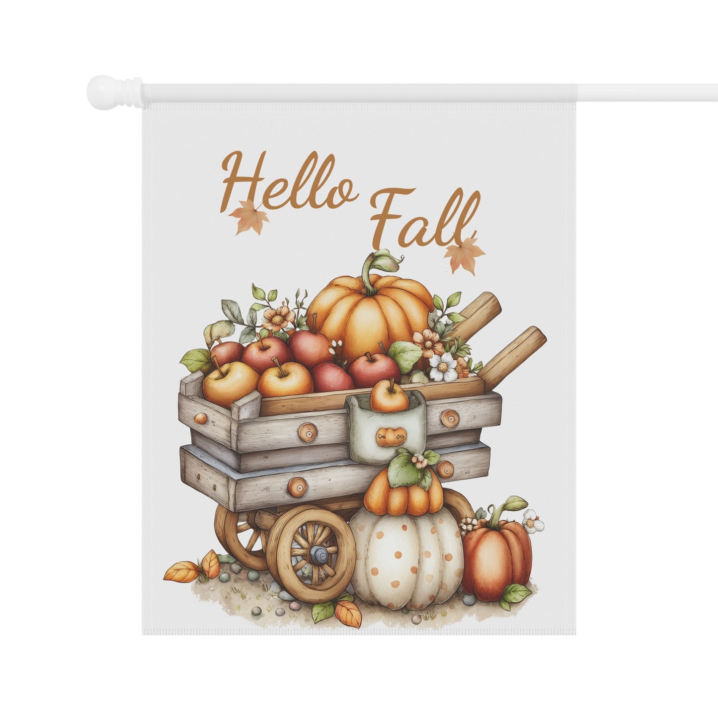 Hello Fall Garden Flag
