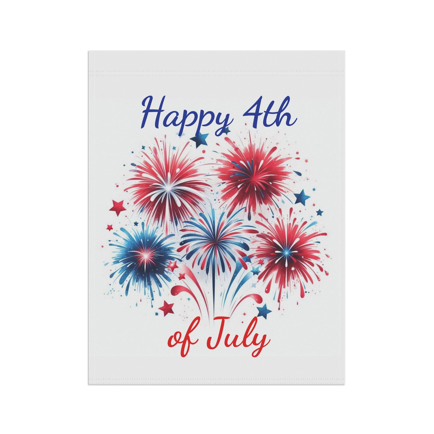 Fireworks Garden Flag