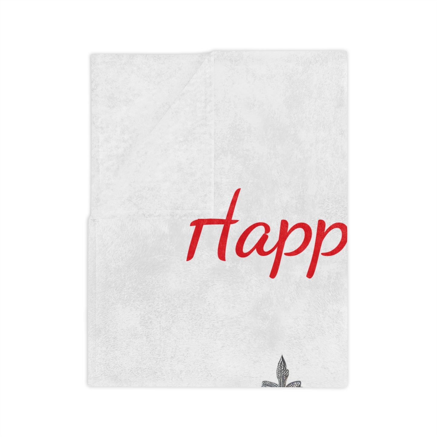 Holiday Lantern Velveteen Plush Blanket