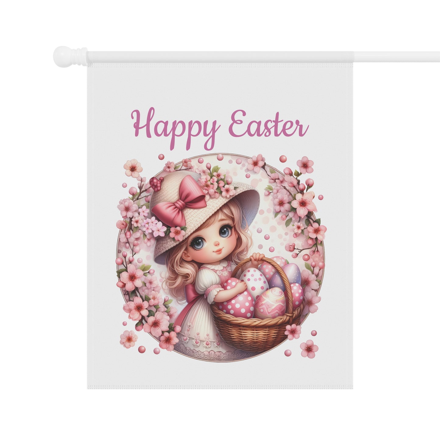 Beautiful Easter Garden Flag