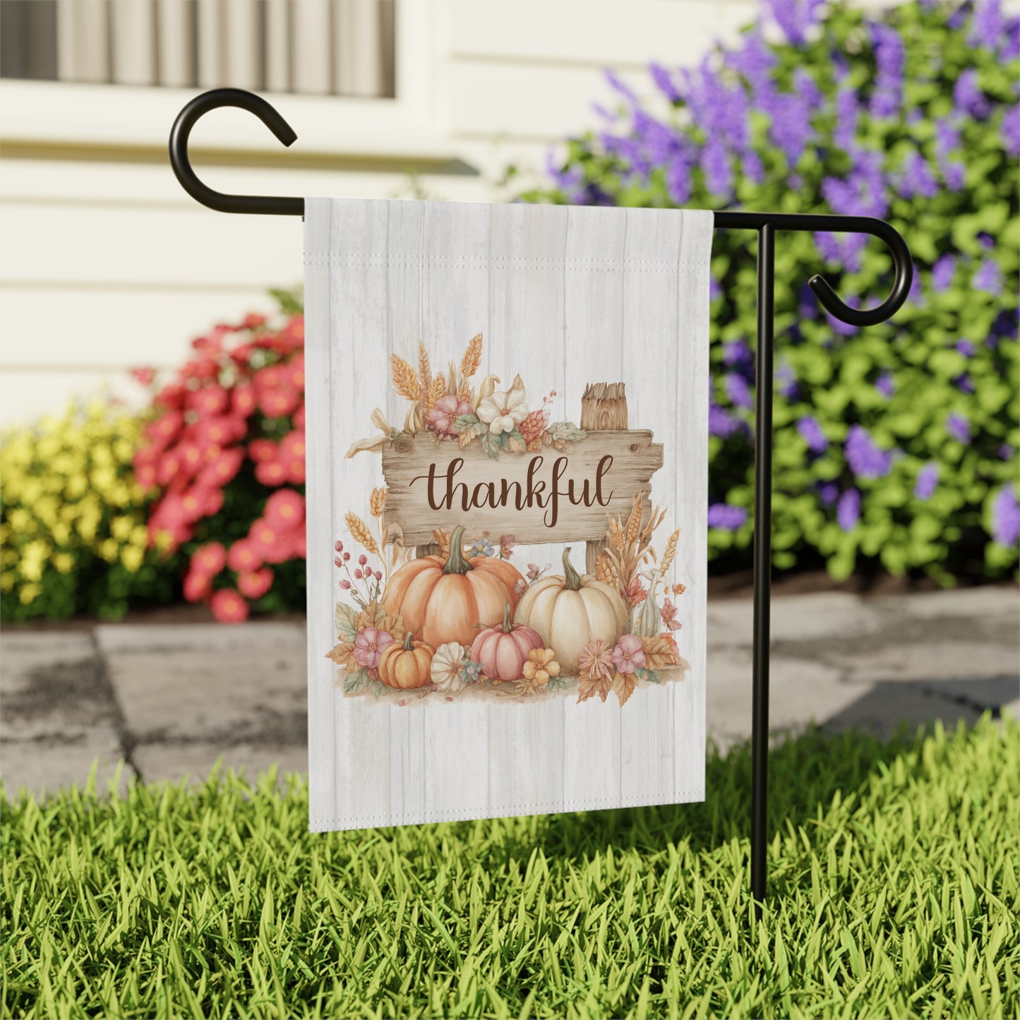 Thankful Harvest Garden Flag