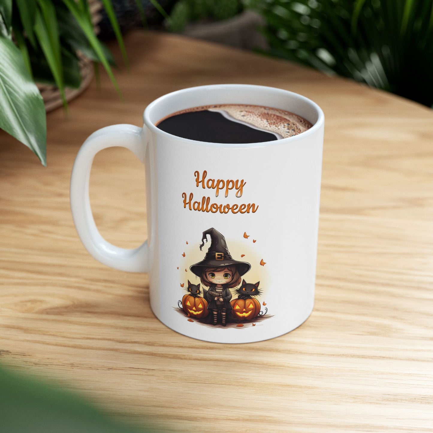 Happy Halloween! Cute Witch Coffee Mug