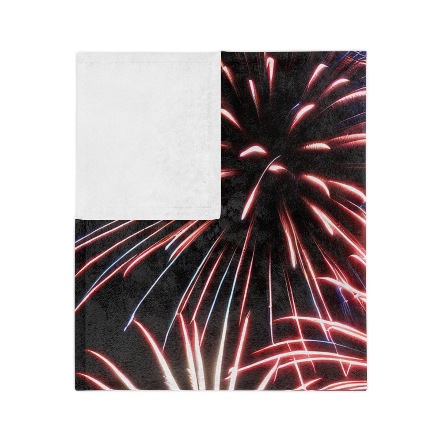 4th of July Fireworks Plush Blanket