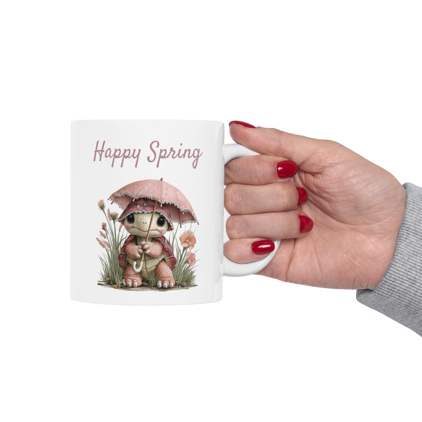 Cute Spring Turtle Coffee Mug