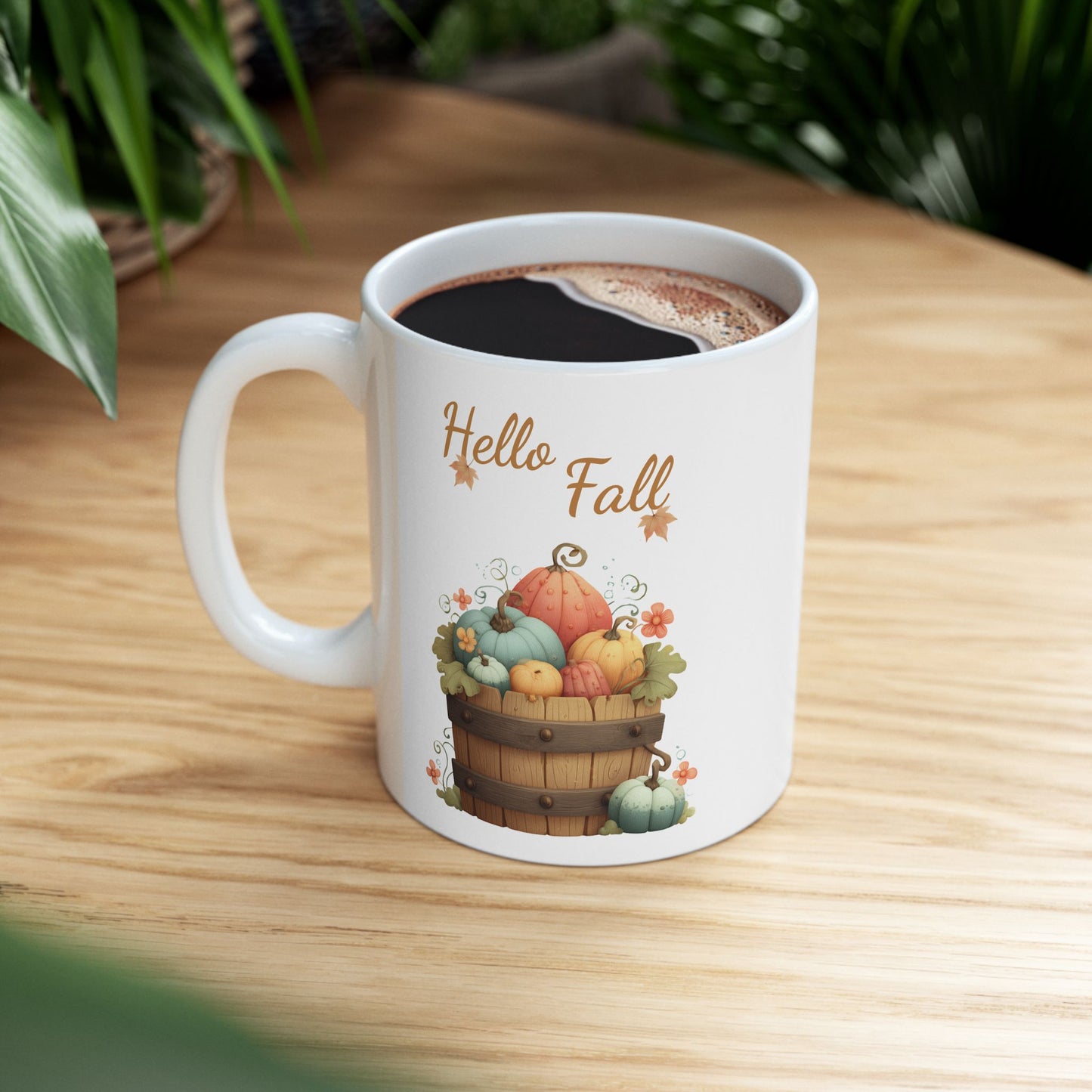 Colorful Pastel Autumn Ceramic Tea Mug