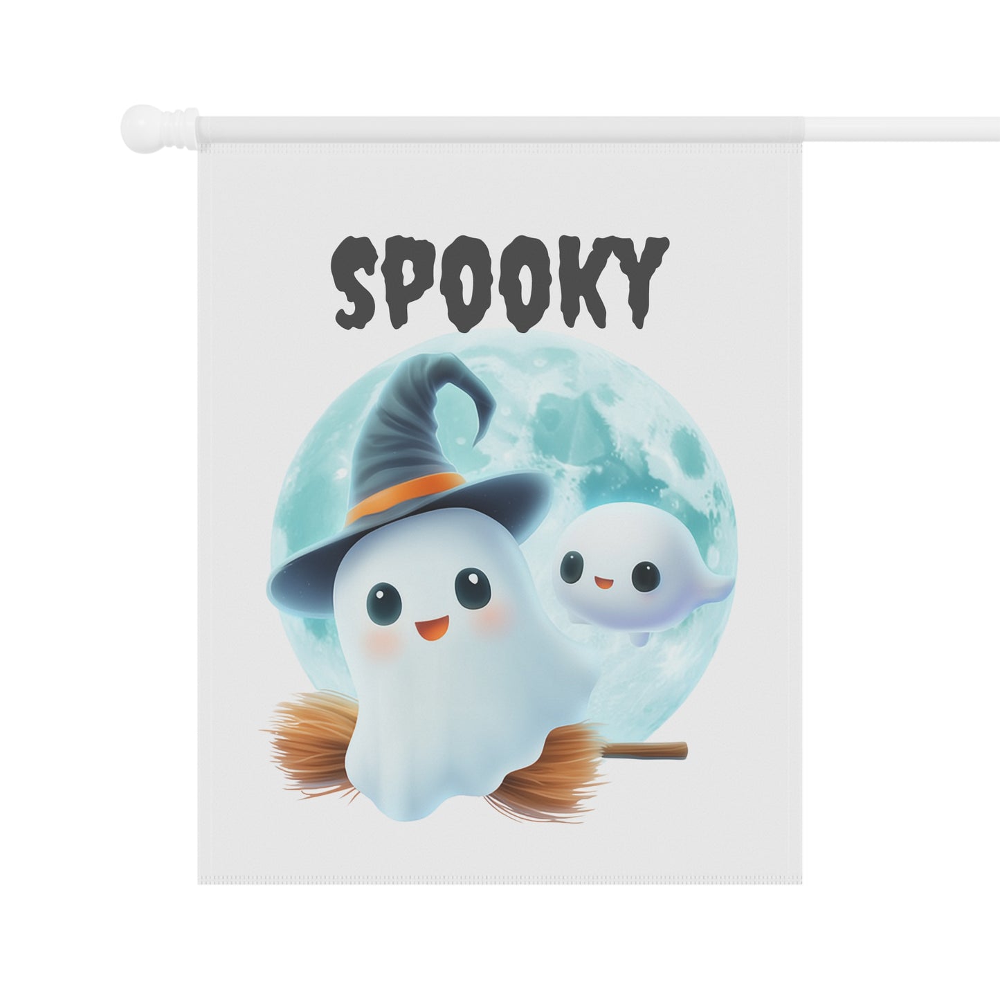 Cute Spooky Ghosts Halloween Garden Flag