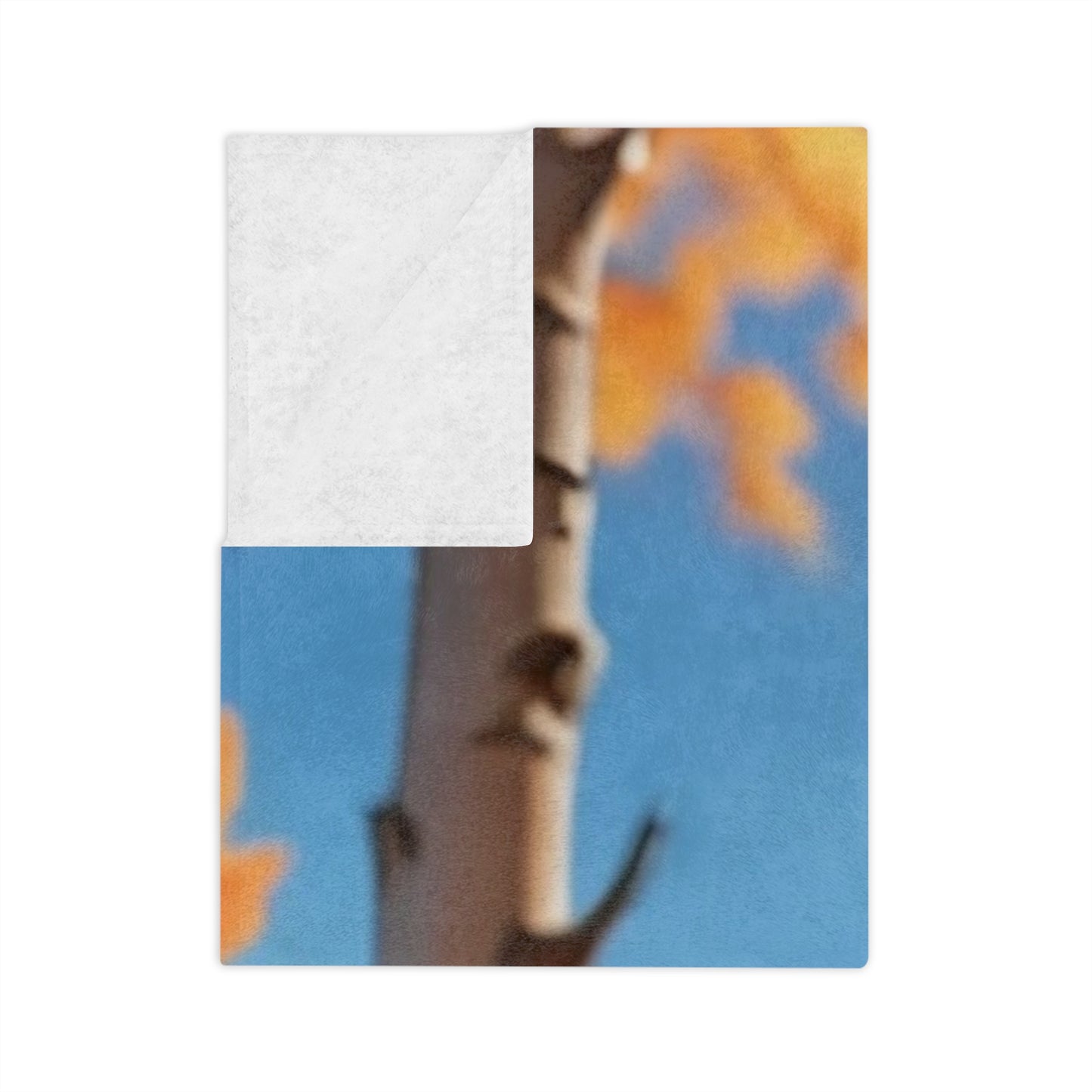 Autumn Mountain Velveteen Blanket