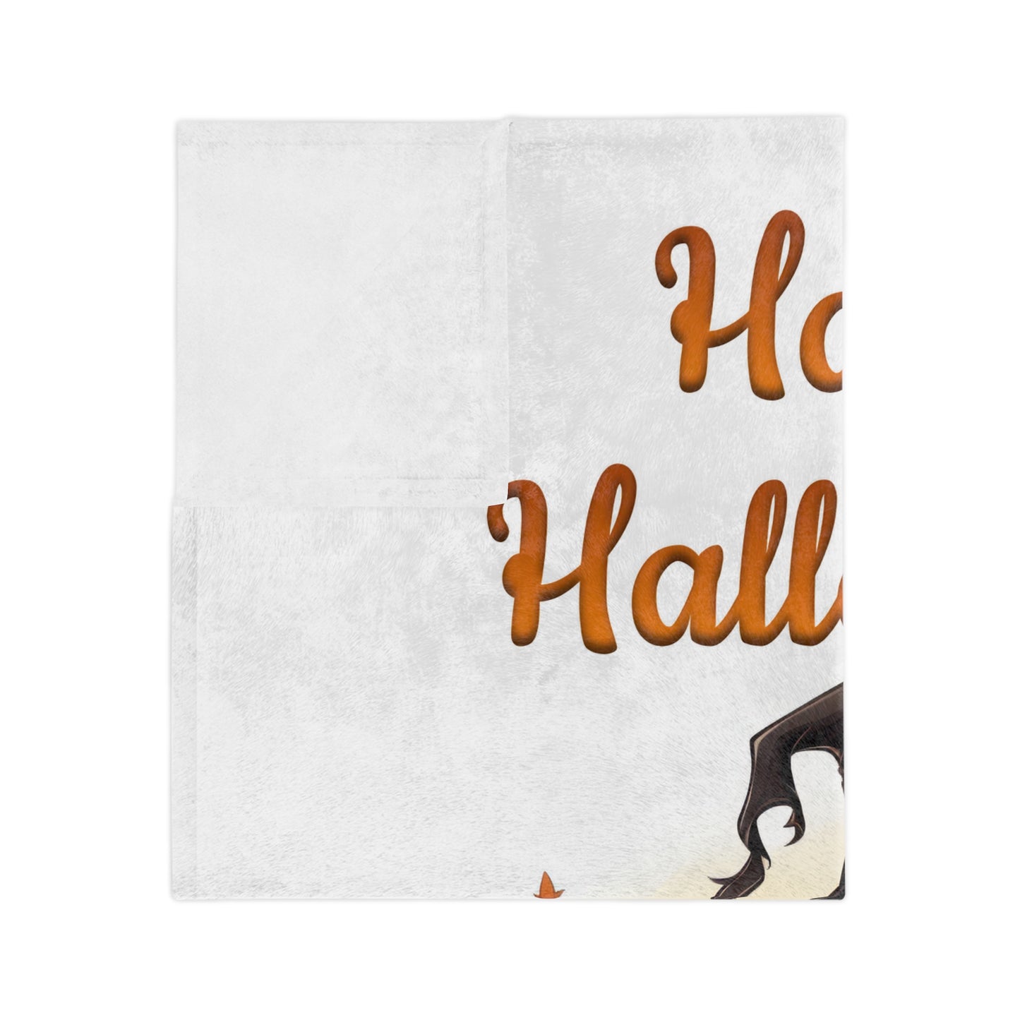Happy Halloween Witch Velveteen Blanket