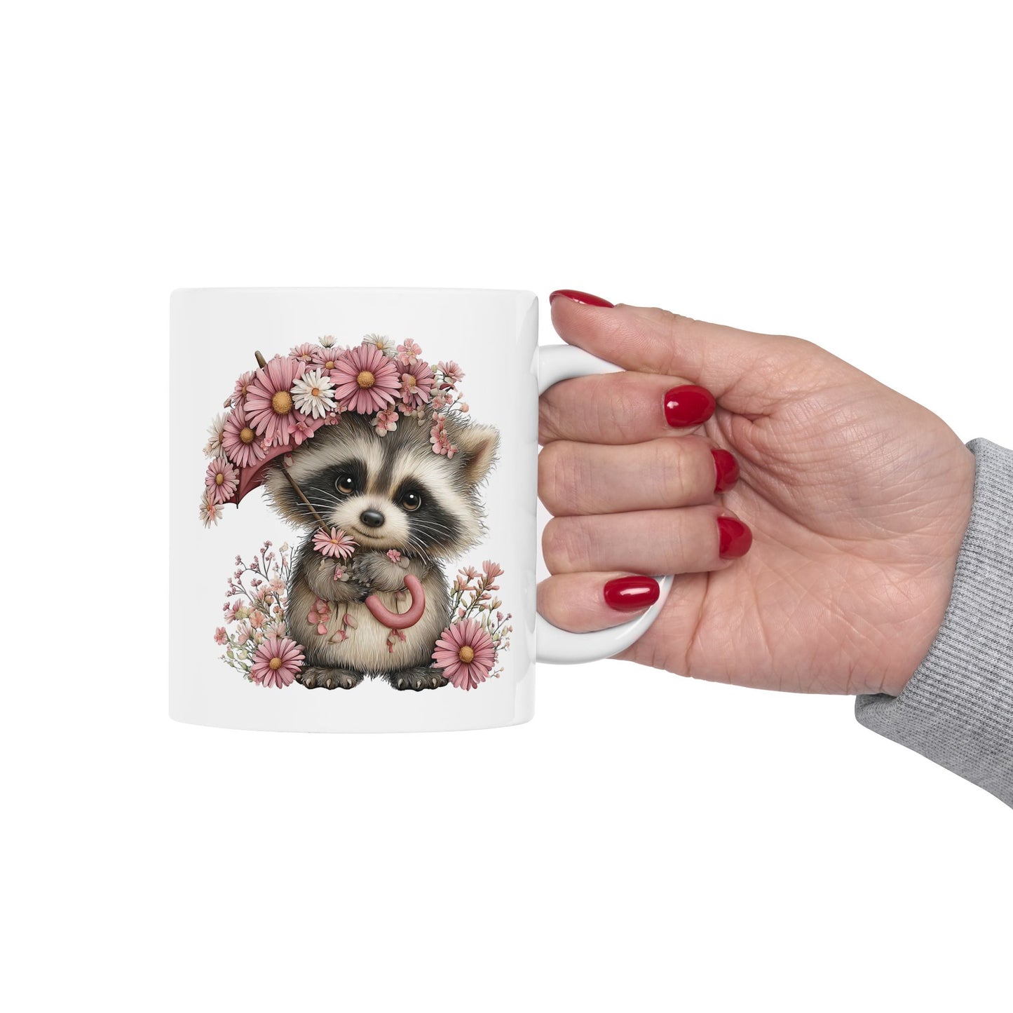 Cute Raccoon Coffee Mug
