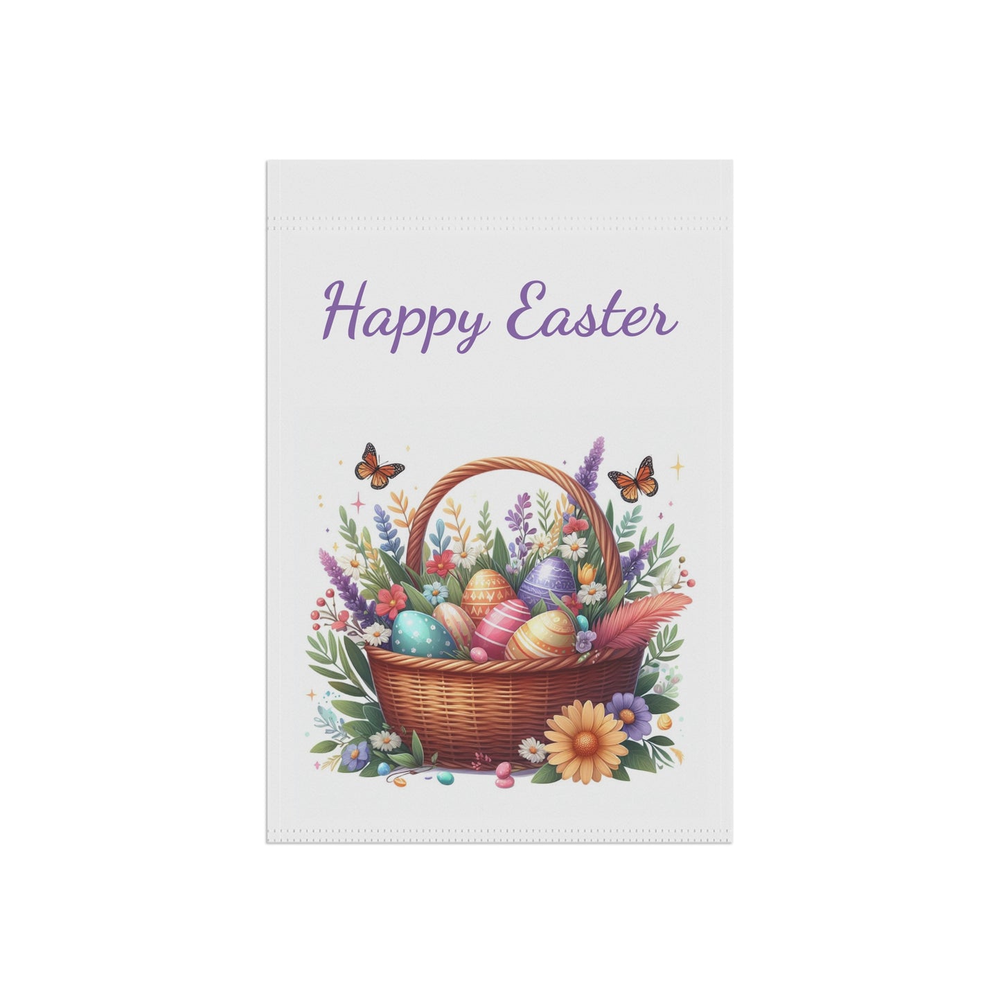 Happy Easter Garden Flag
