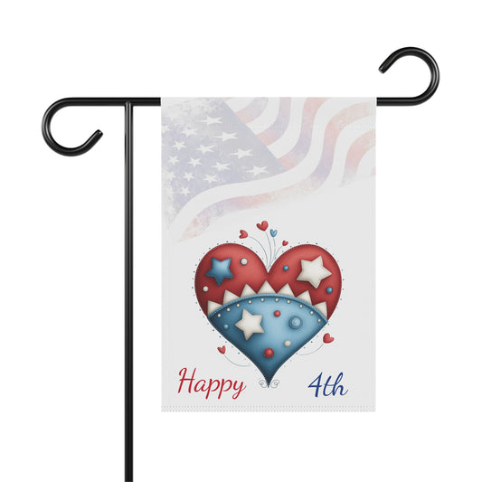 Red, White & Blue Hearts Flag