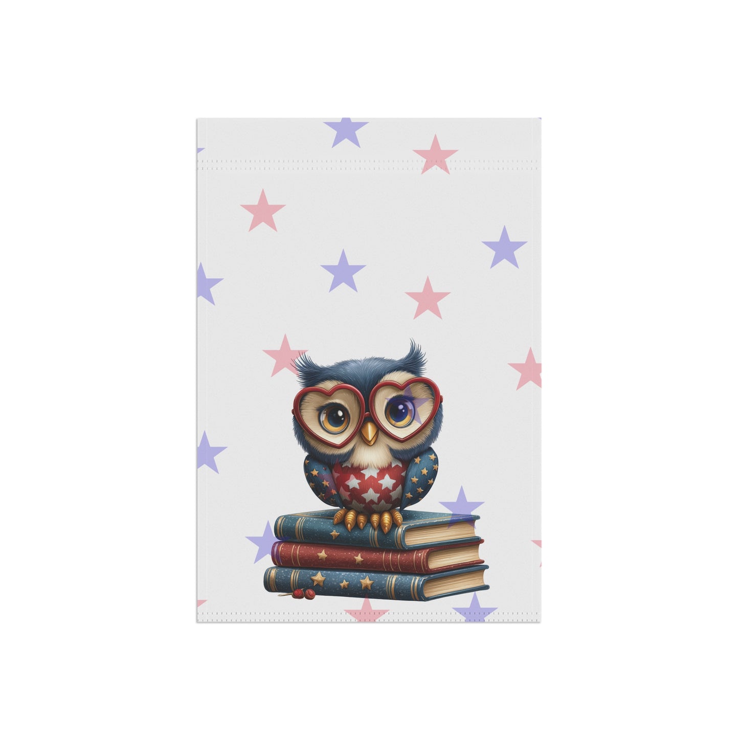 Patriotic Owl Garden Flag