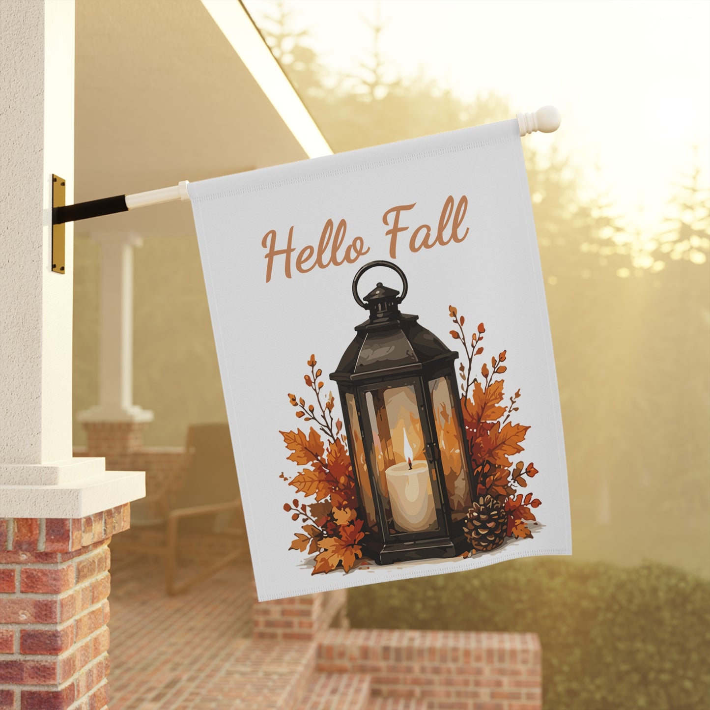 Warm Harvest Welcome Garden Flag