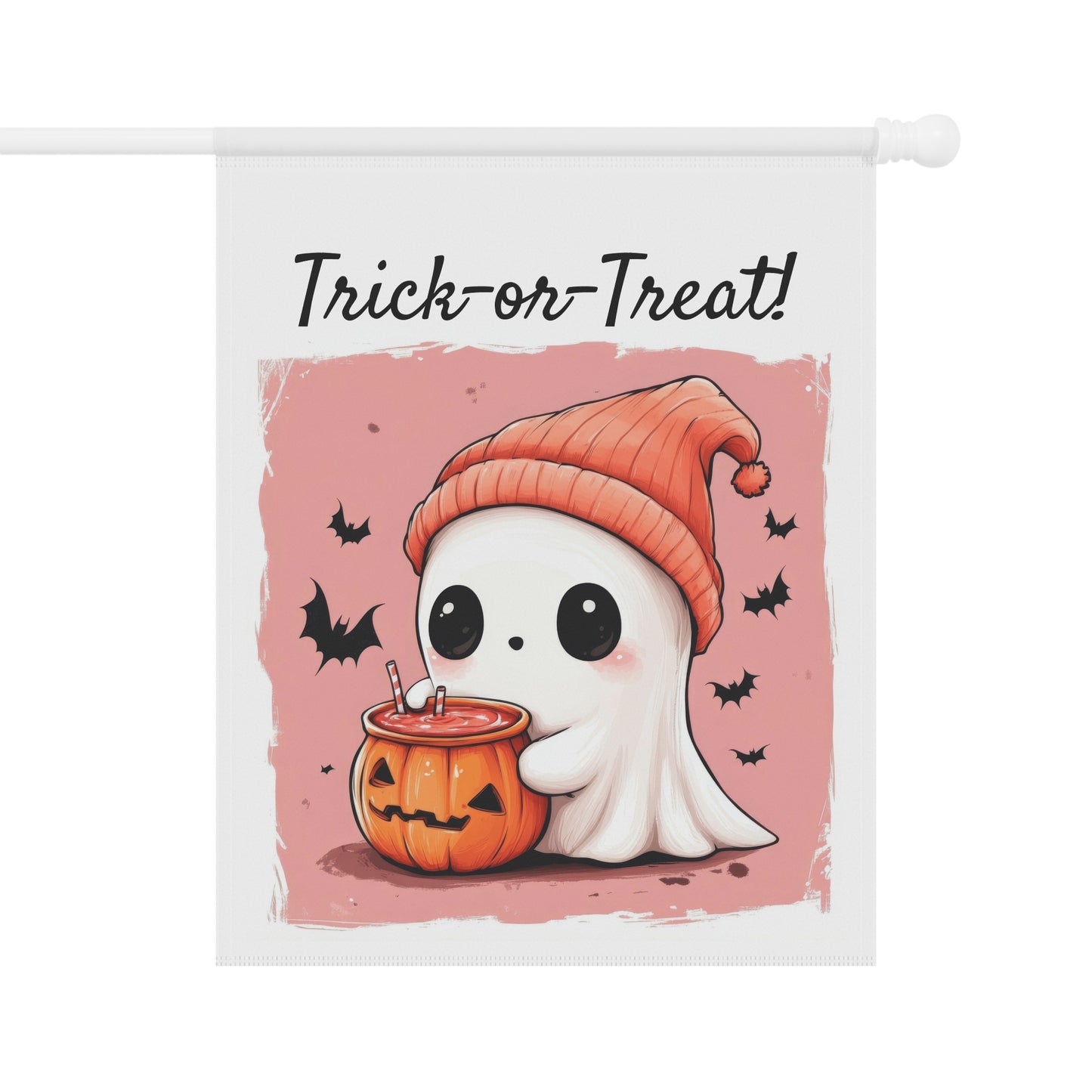 Adorable Trick-or-Treat Garden Flag