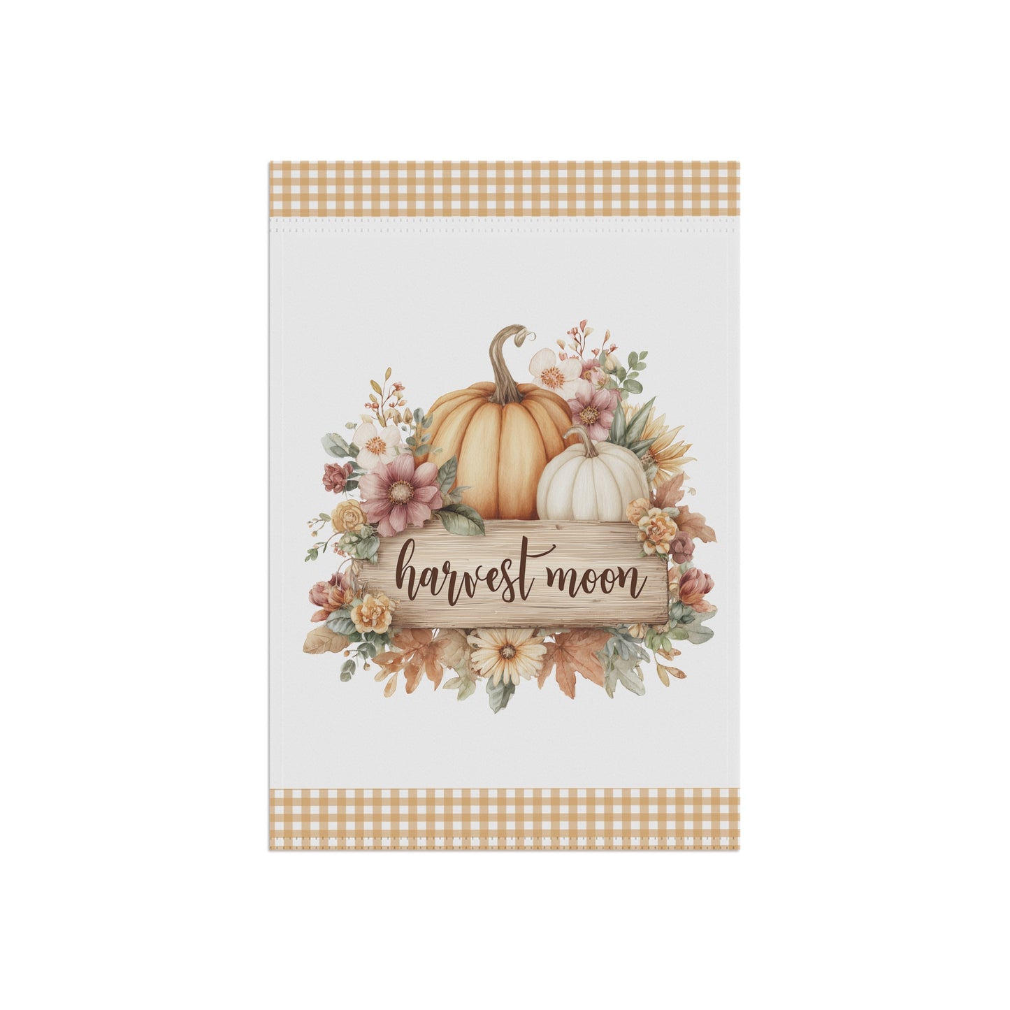 Harvest Moon Pumpkin Garden Flag