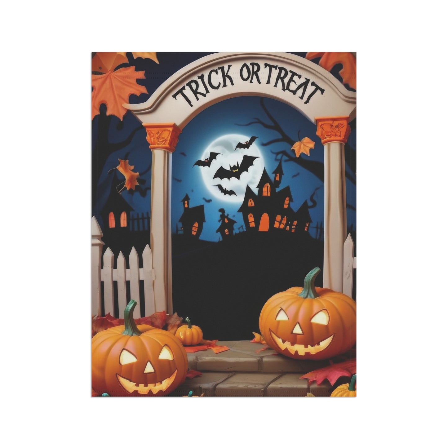Trick or Treat Halloween Garden Flag /House Banner