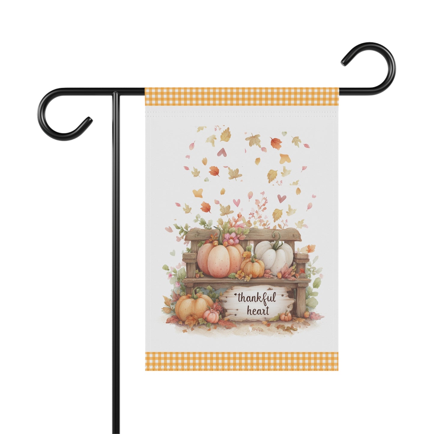 Watercolor Autumn Thanksgiving Garden Flag
