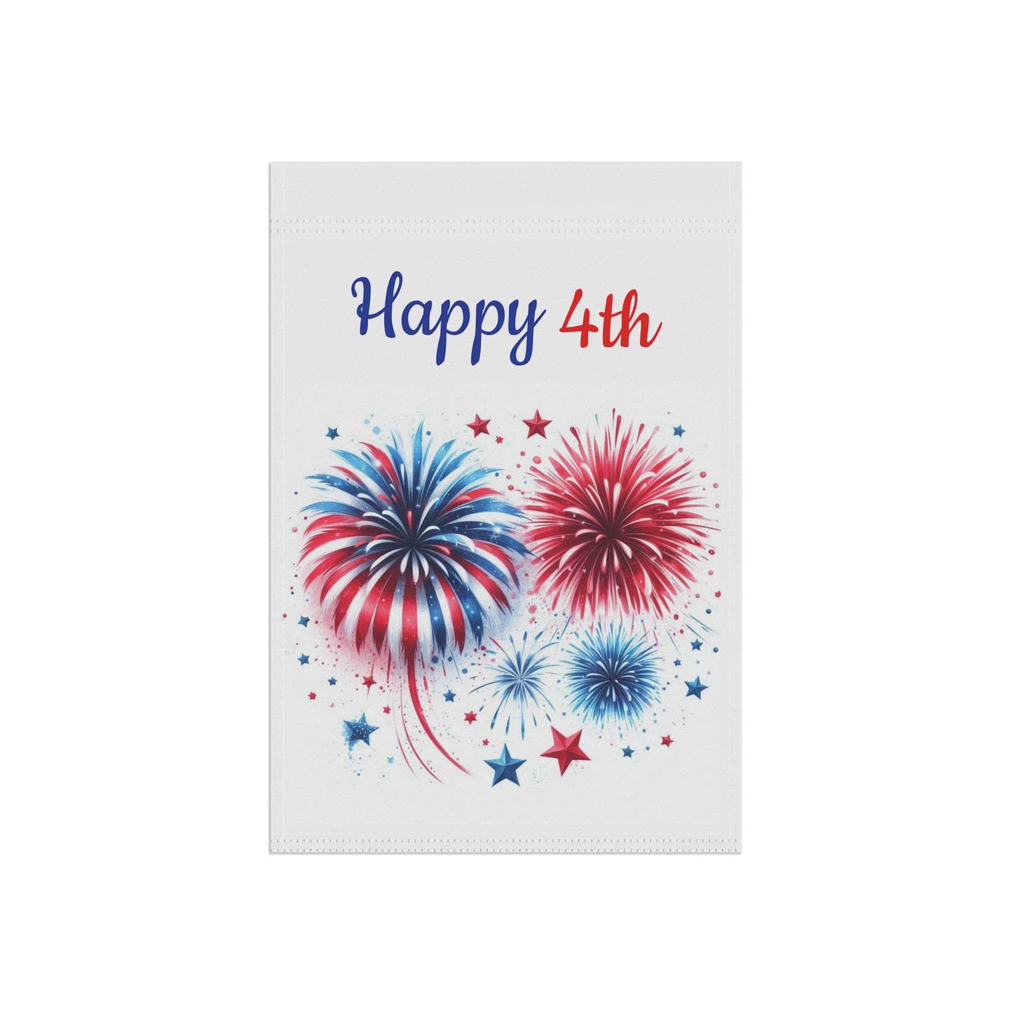 Fireworks and Stars Garden Flag