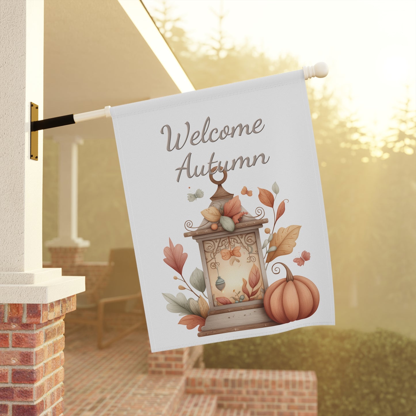 Whimsical Lantern Garden Flag