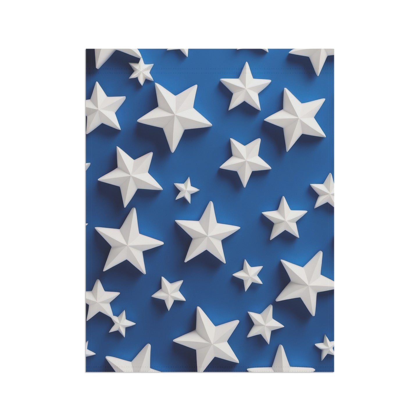 Blue Starred Garden Banner 4th of July Flag For Garden or Yard