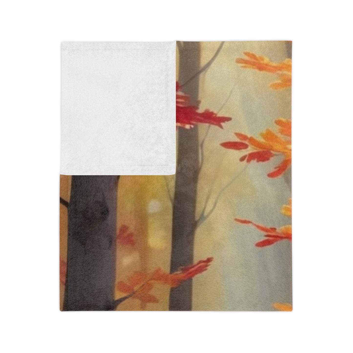 Autumn Forest Velveteen Blanket