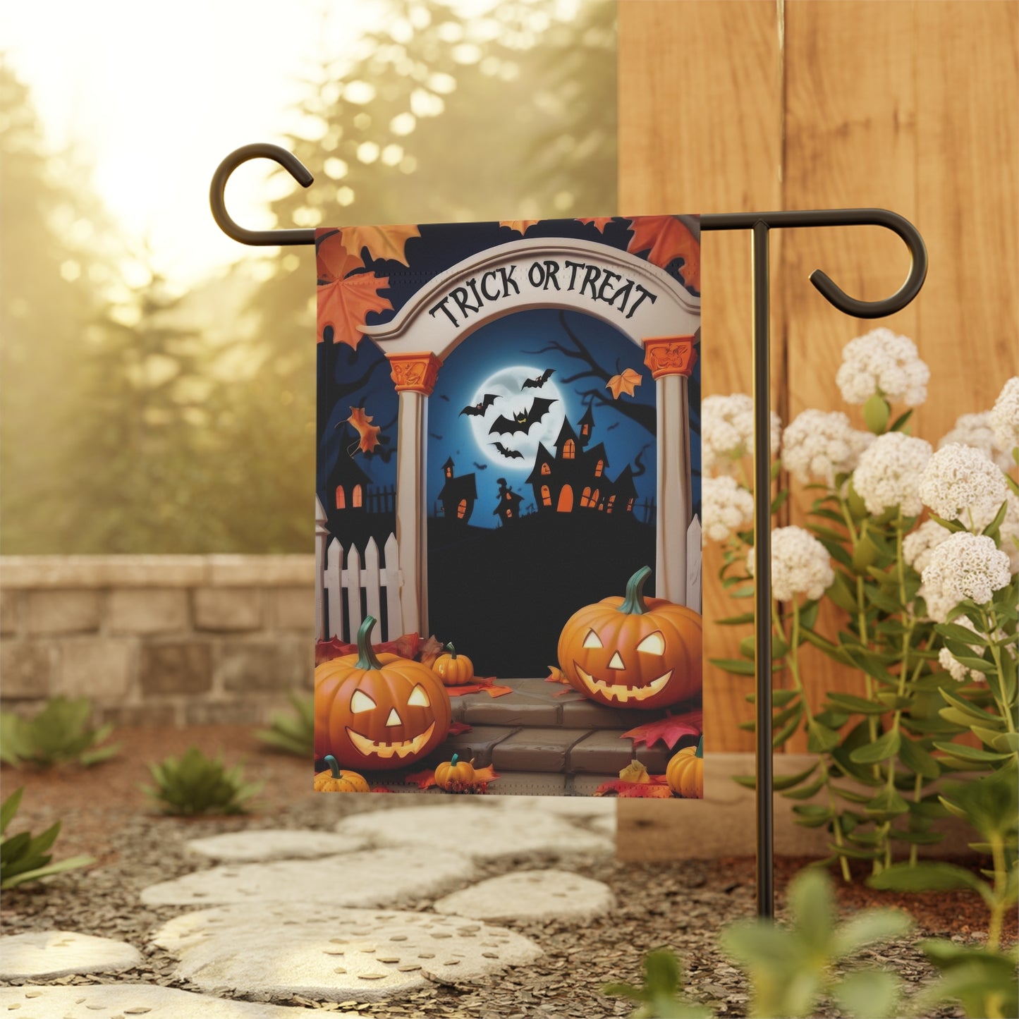 Trick or Treat Halloween Garden Flag /House Banner