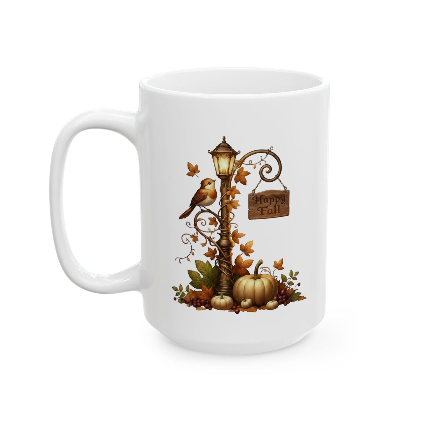 Happy Fall Little Bird Coffee Mug