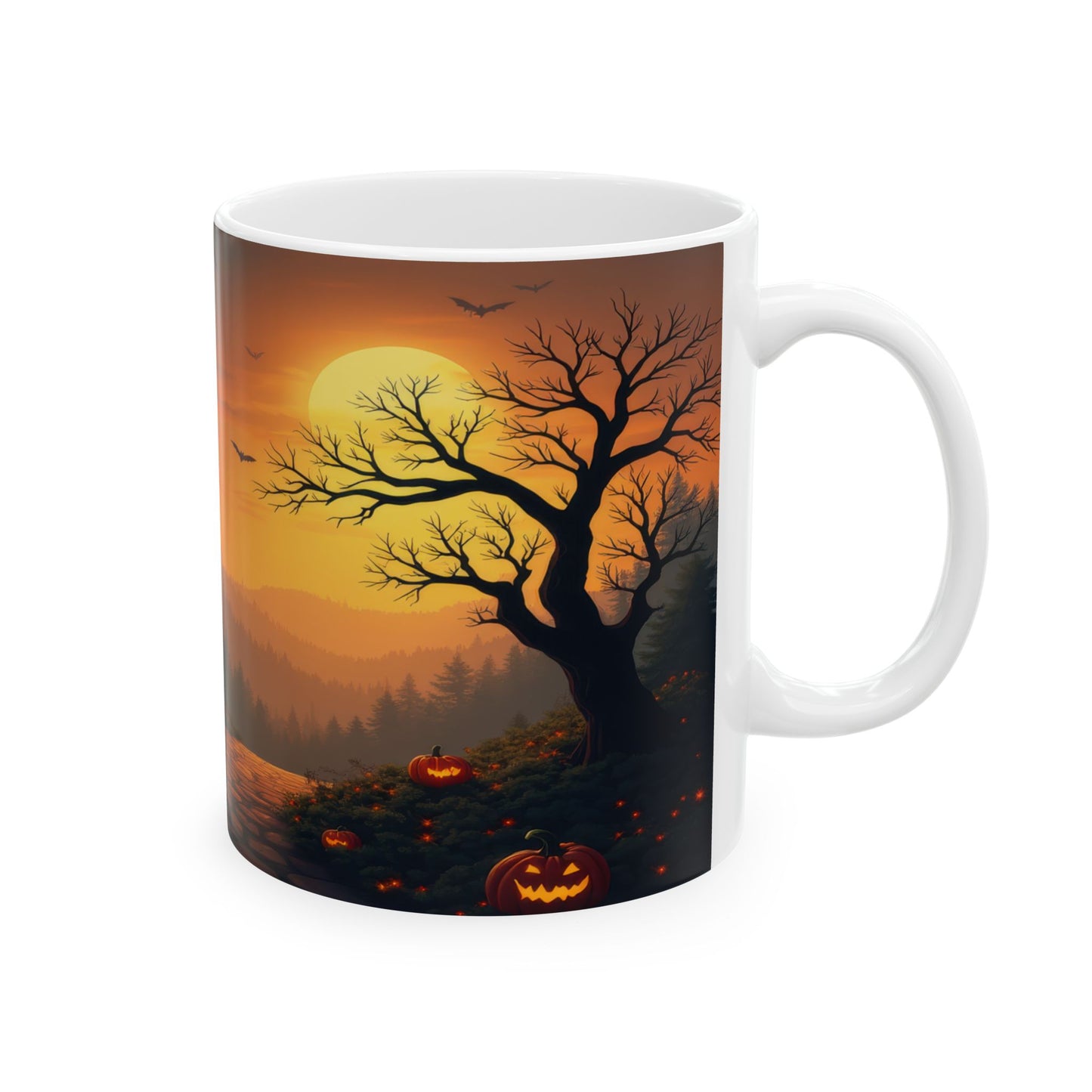 Spooky Haunted Mansion Halloween Coffee Mug