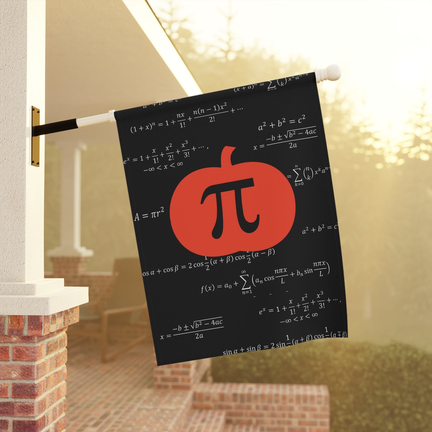 Pumpkin PI Garden Flag for Teachers