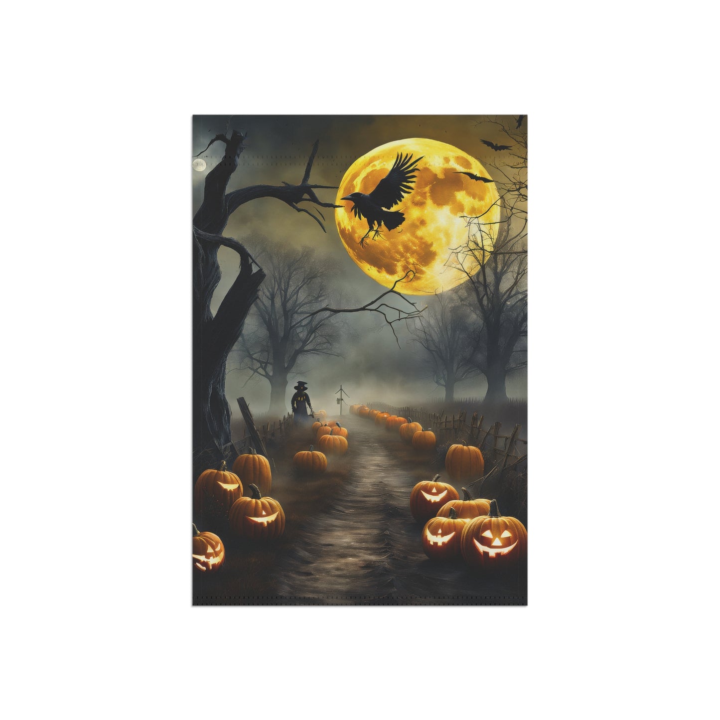 Haunted Mansion Halloween Garden Flag/ House Banner