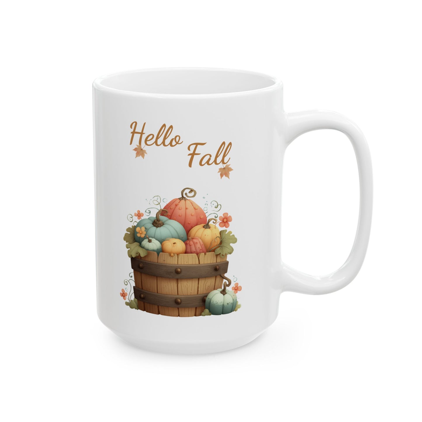 Colorful Pastel Autumn Ceramic Tea Mug