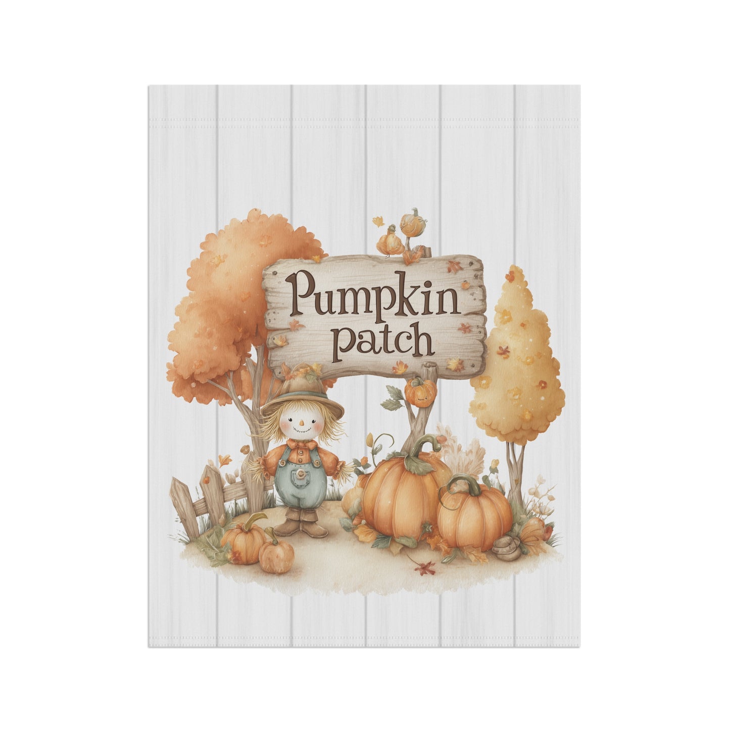 Pumpkin Patch Fall Garden Flag