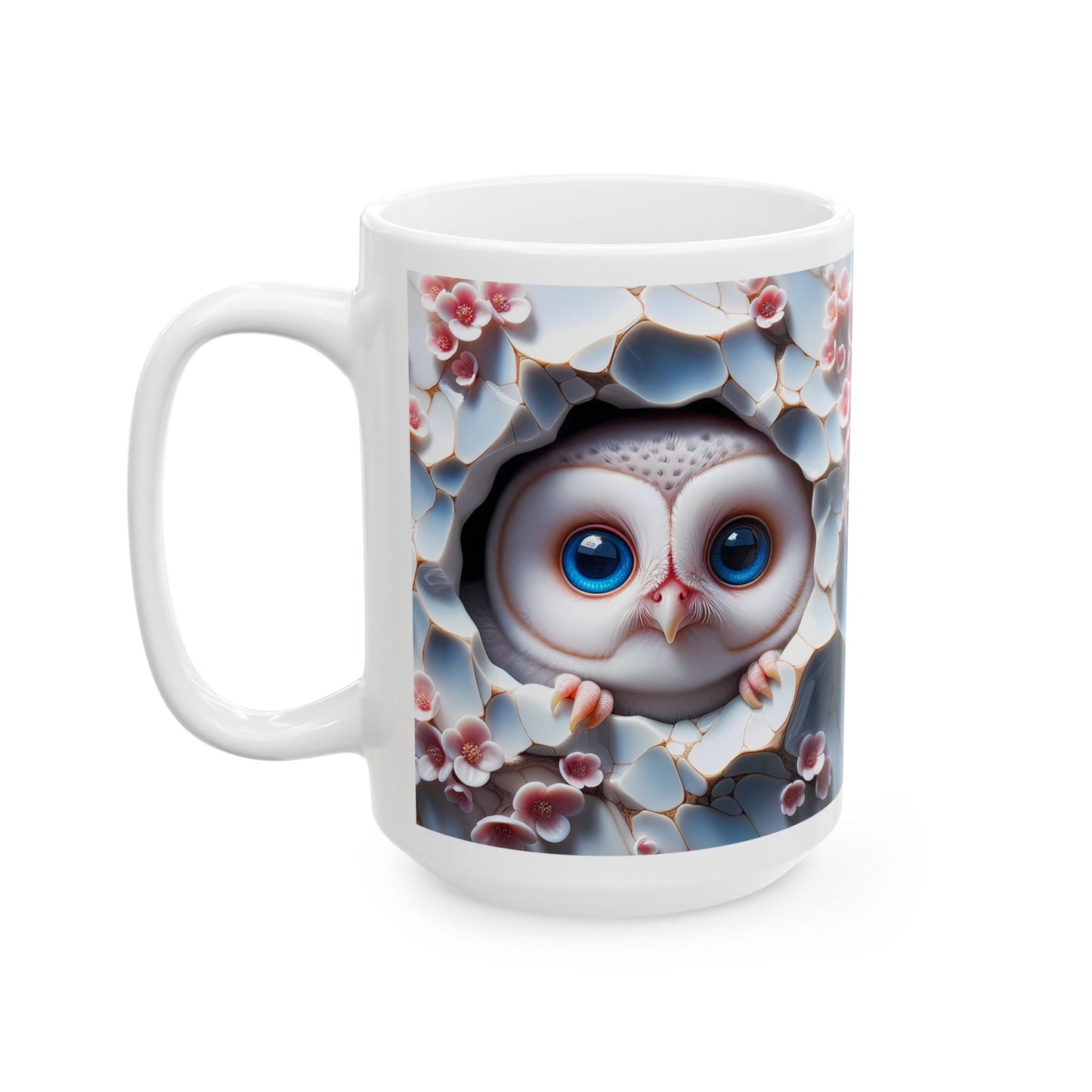 Adorable 3-D Baby Owl Hatching Coffee Mug