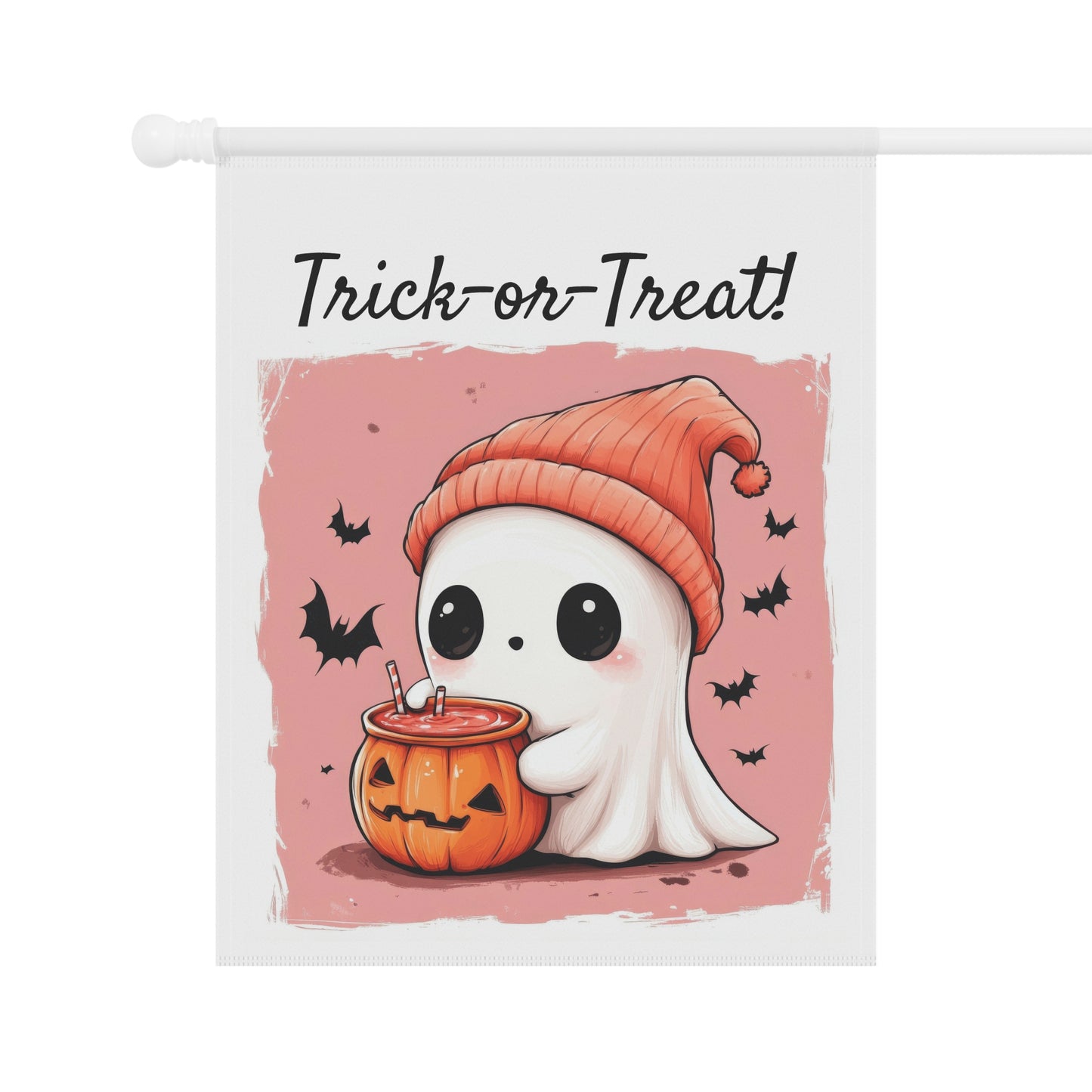 Adorable Trick-or-Treat Garden Flag