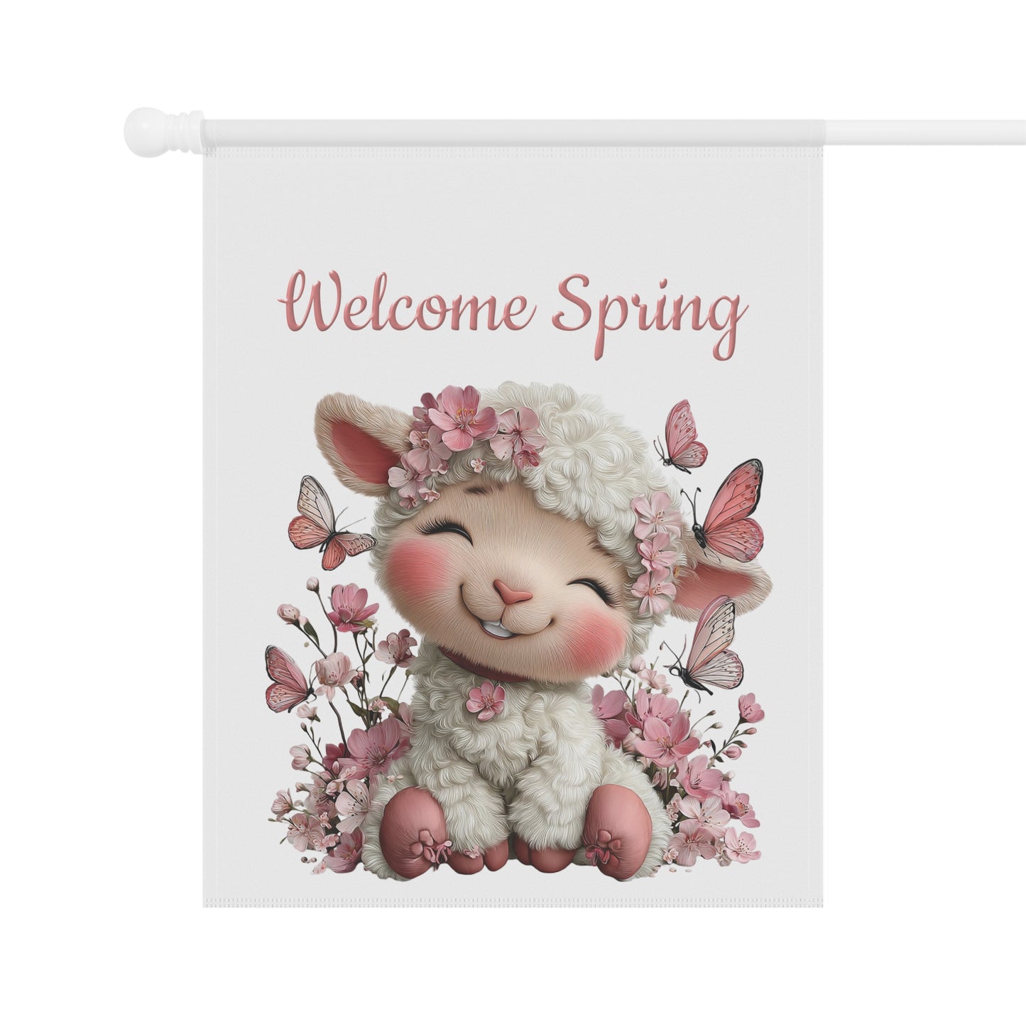 Whimsical Welcome Garden Flag