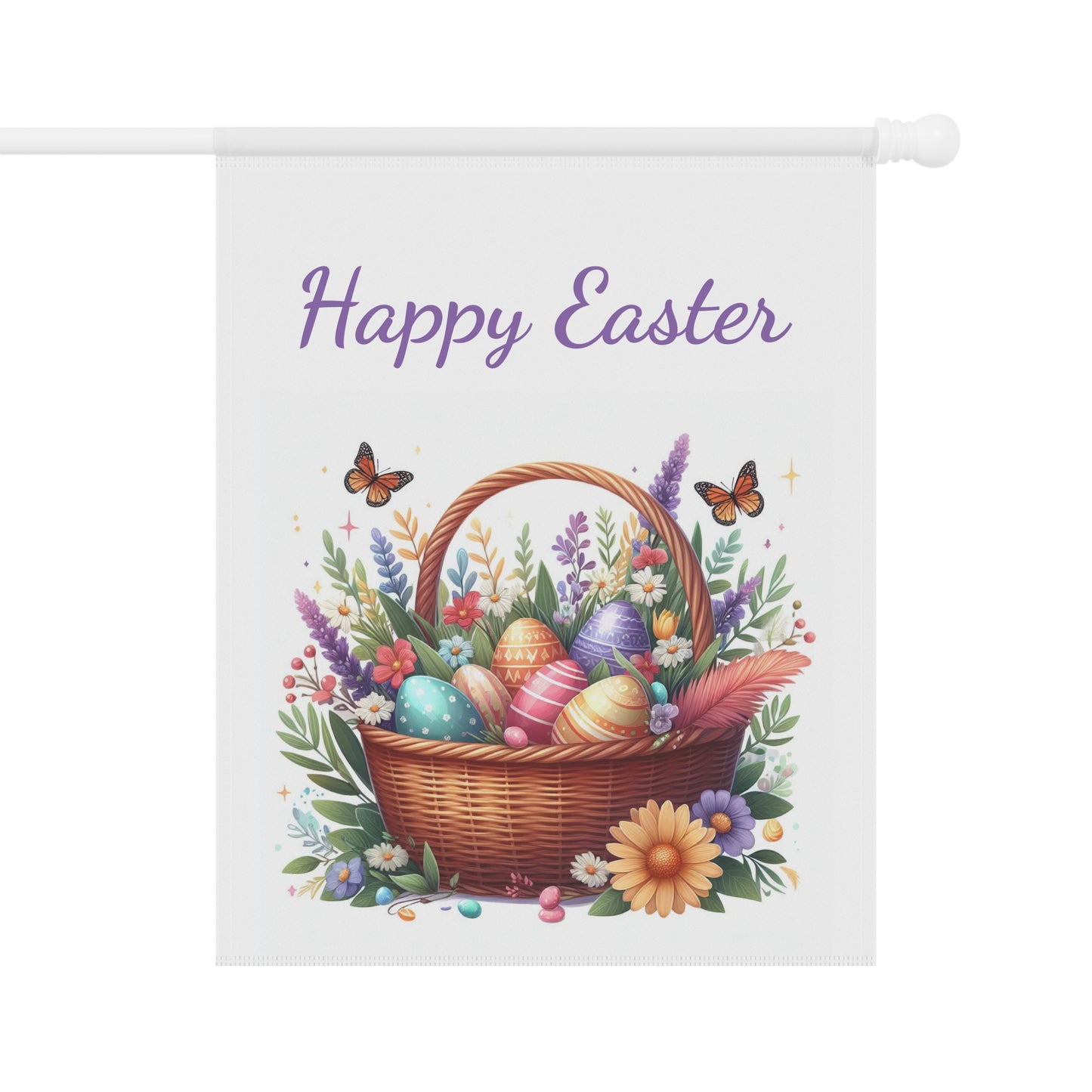 Happy Easter Garden Flag