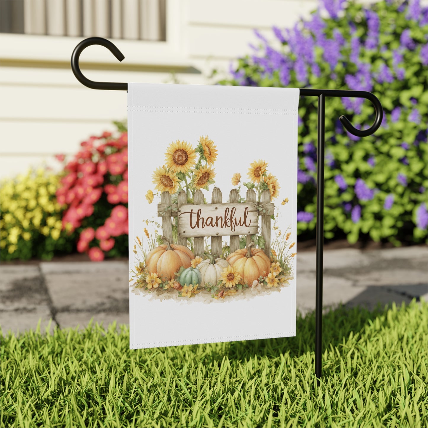 Thankful Harvest Garden Flag