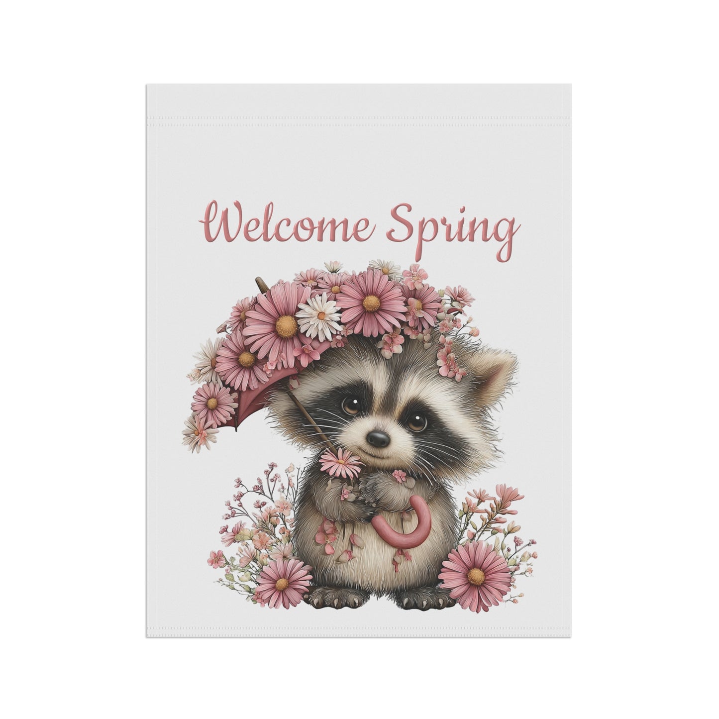 Cute Spring Welcome Garden Flag