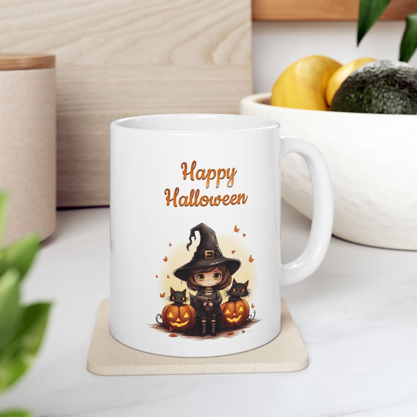 Happy Halloween! Cute Witch Coffee Mug