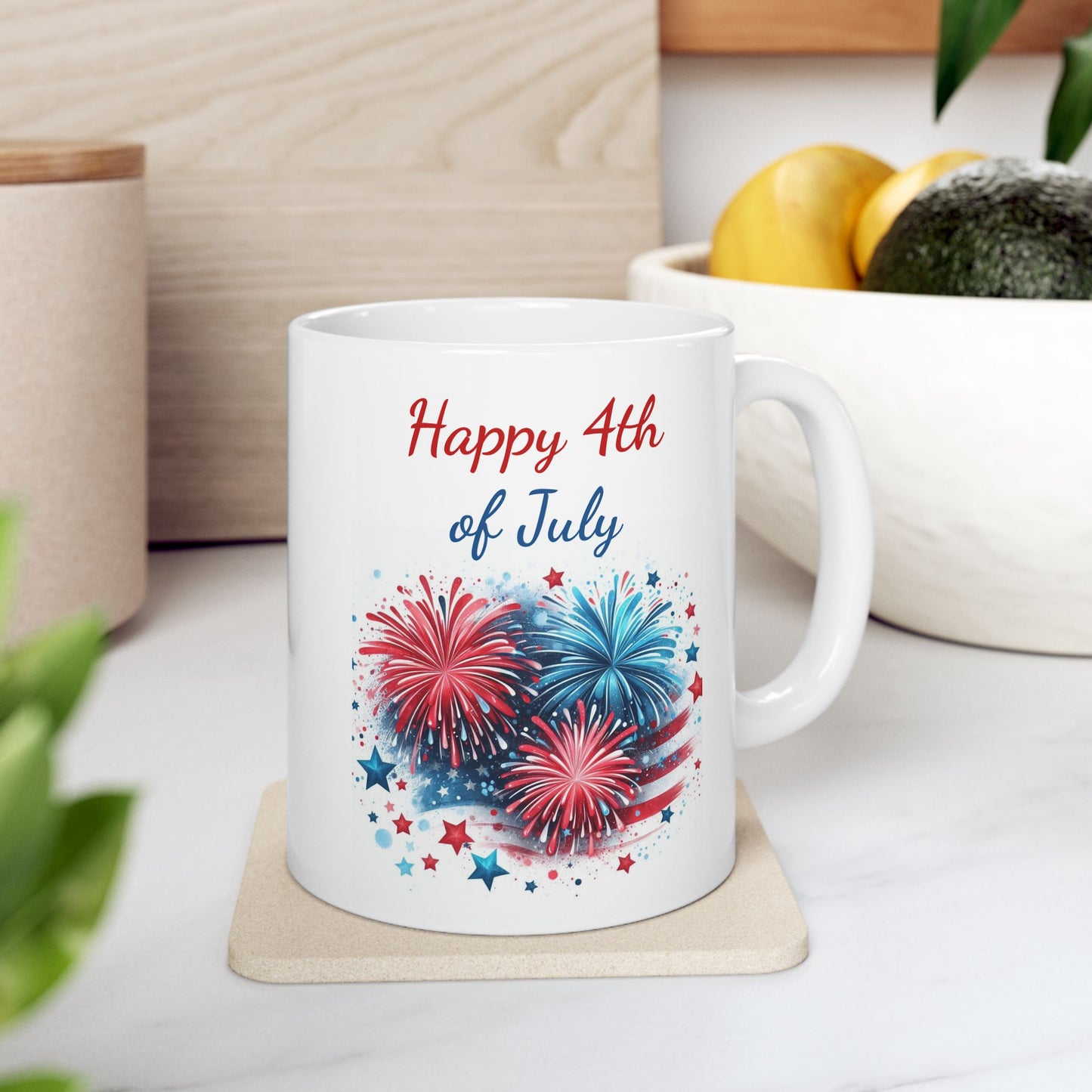 Happy 4th of July Patriotic Coffee Mug