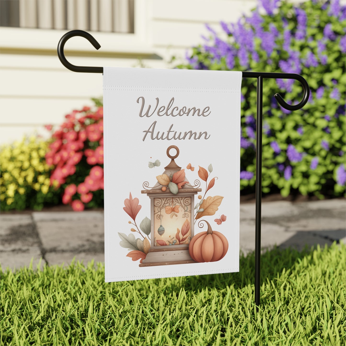 Whimsical Lantern Garden Flag