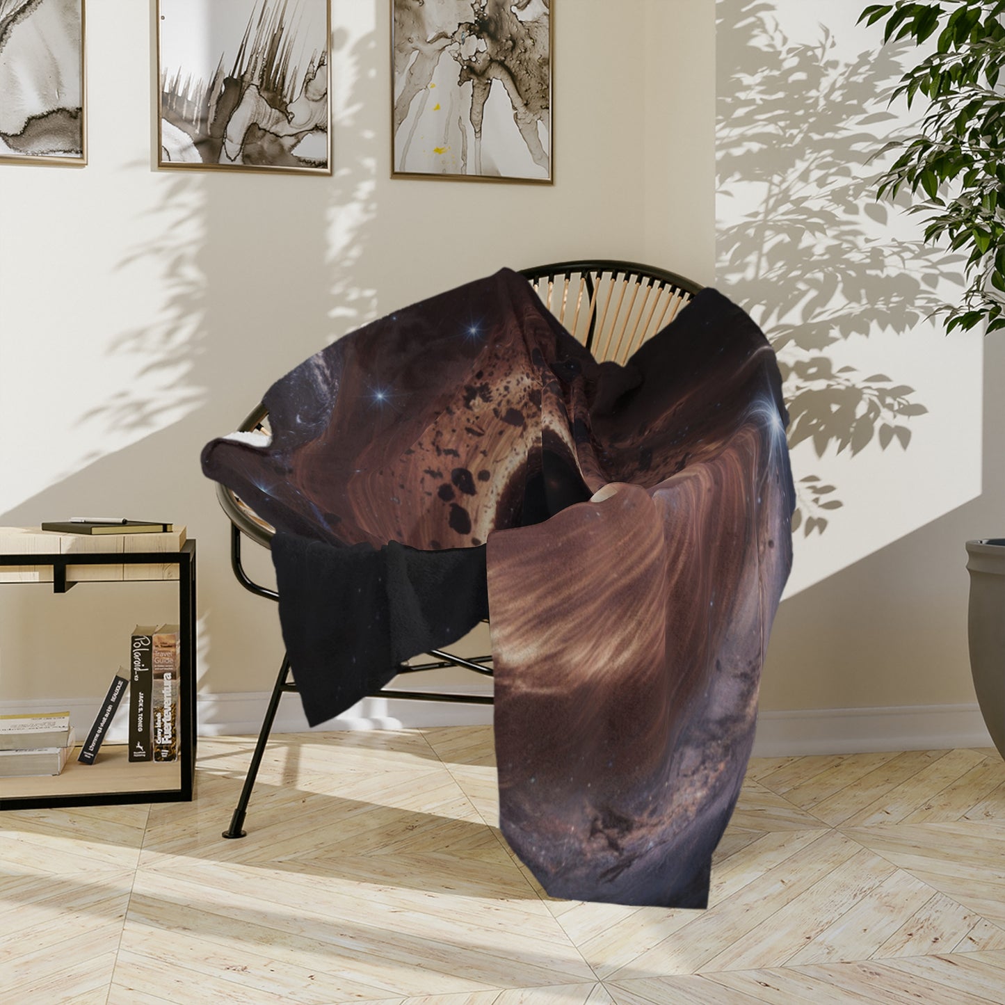 Interstellar Black Hole Blanket
