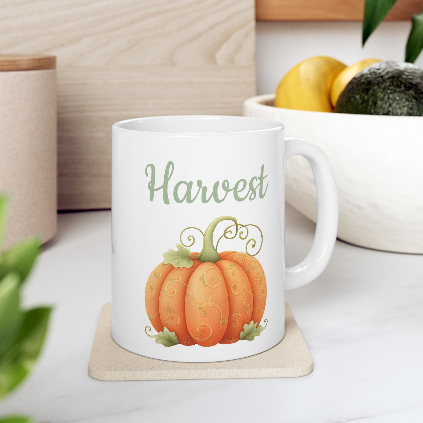 Harvest Pumpkin Ceramic Mug