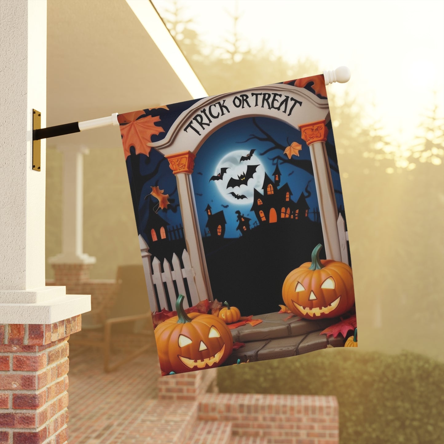 Trick or Treat Halloween Garden Flag /House Banner