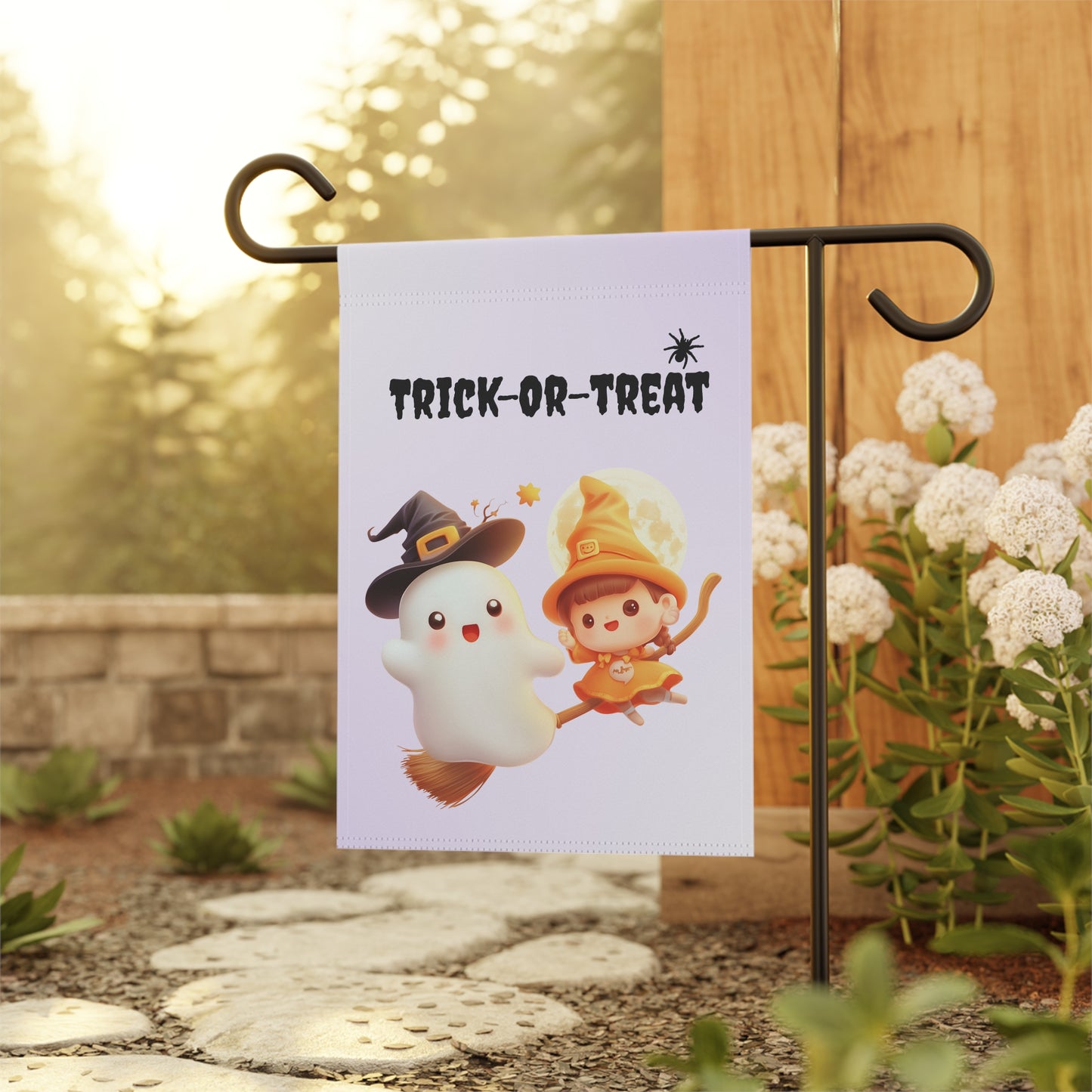 Little Witch Garden Flag