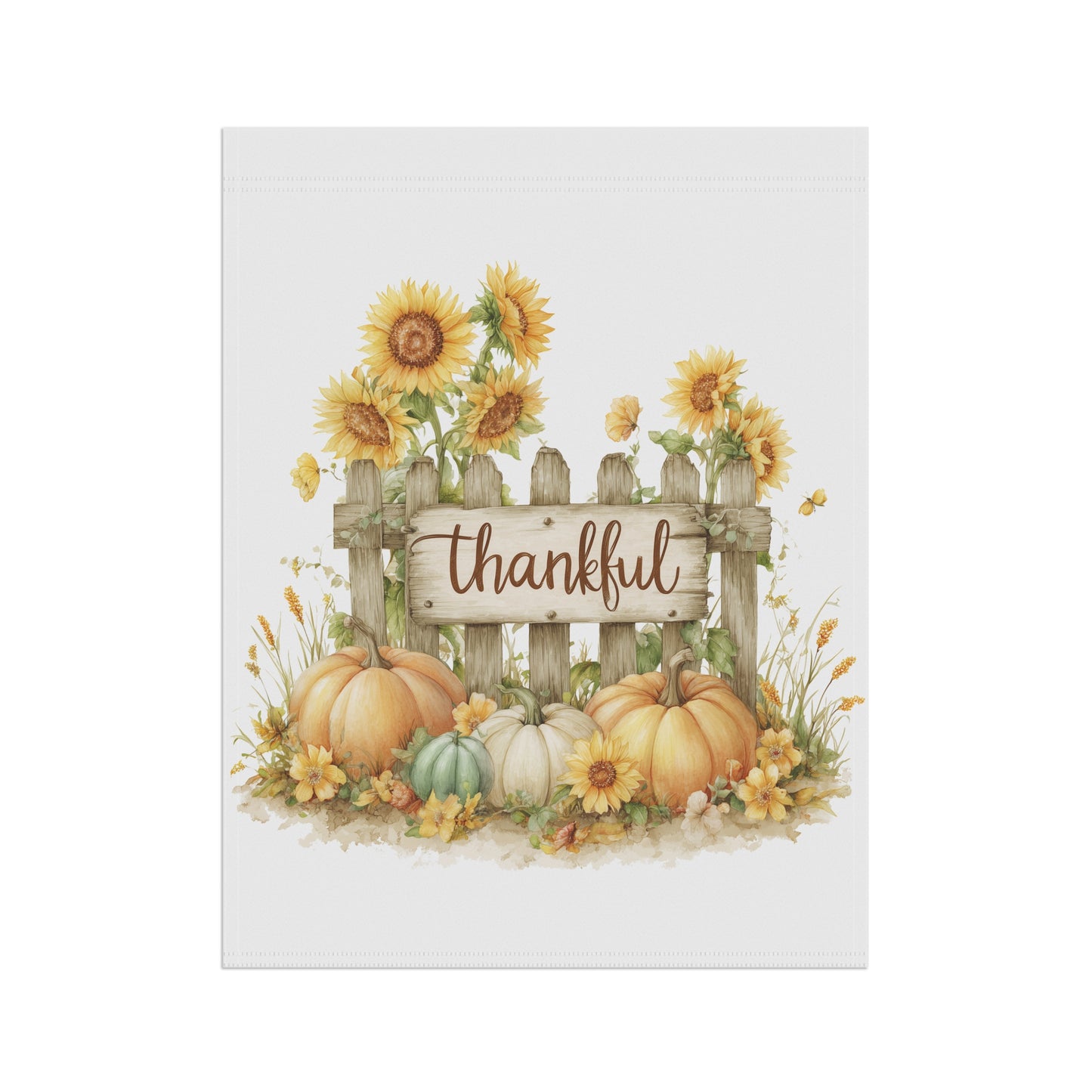 Thankful Harvest Garden Flag
