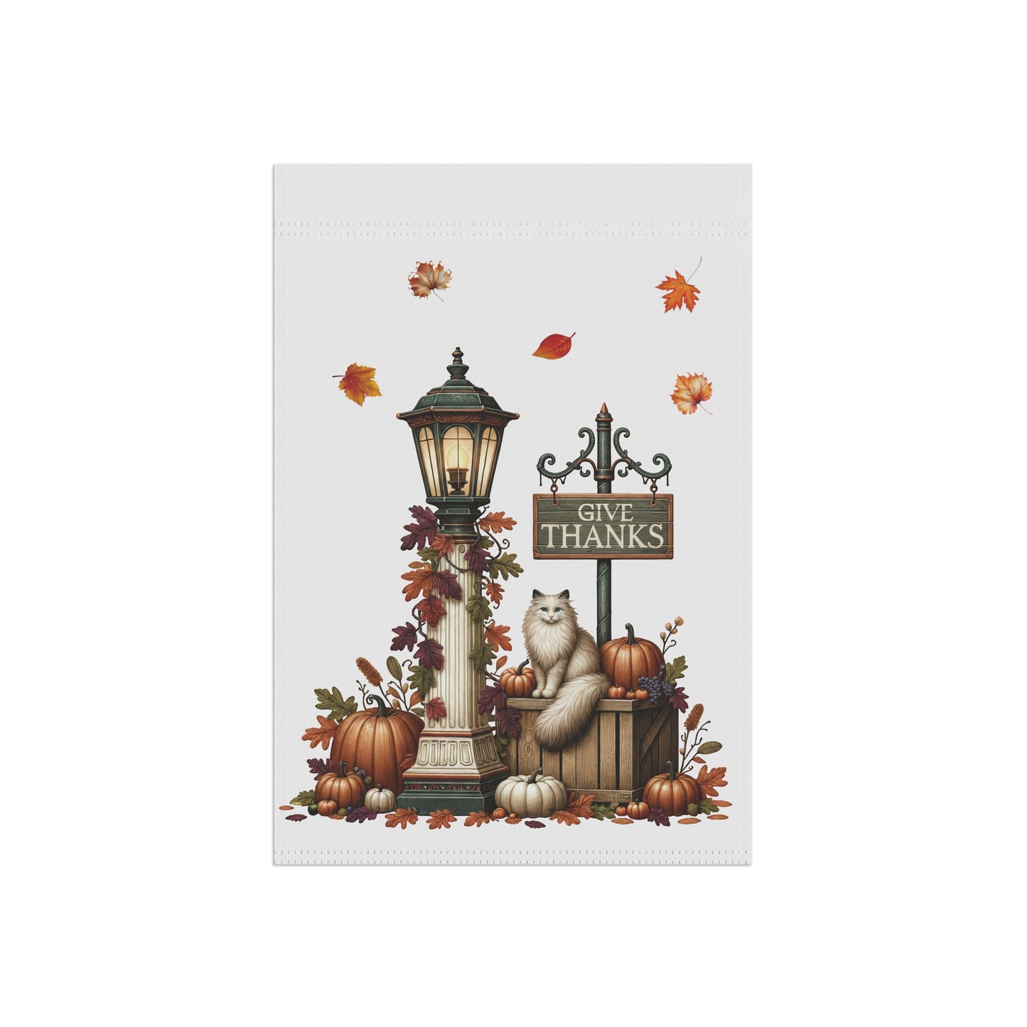 Give Thanks Garden Flag